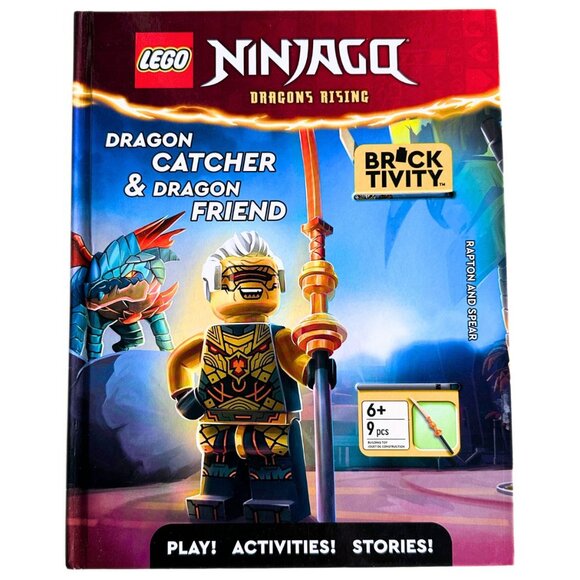 LEGO NINJAGO Dragons Rising - Dragon Catcher & Dragon Friend Activity Book NEW - Picture 1 of 4